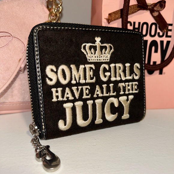 Juicy Couture Accessories - Sold 🎀 Vintage Juicy Couture “Some Girls Have All The Juicy” Wallet (Black)